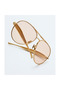 Bv 1305S 002 64 Unisex Pilot Gold Metal Sunglasses - 4