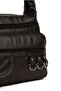 Women's Washing Leather Shoulder Bag Multi-Compartment Women's Bag with Cross Strap Cross Strap - 4