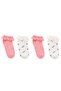 4-Pack Children's Booties Socks with Lace Detail