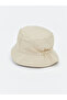Beige Mickey Mouse Printed Baby Boy Fedora Hat - 4