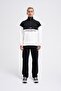 Men's Yoke Detail Sweatshirt Ecru-Black - 5