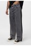 Belt Detailed Striped Baggy Jeans - 3