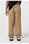 Lace-Up Baggy Gabardine Trousers - 2