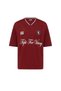 Printed oversize jersey t-shirt