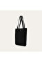 Women's Black Knitted Handbag - 2