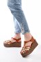684-02 Taba Garni Orthopedic Genuine Leather Padding Women's Sandals - 2