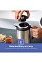 1.3 L Stainless Steel Vacuum Flask- GVF27023/ for Hot and Cold Beverages, Black and Silver - 4