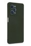 Ilkeshop Redmi Note 12 Pro 5g Case Nano Velvet Silicone - (210816) Dark Green - 3