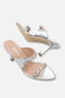 Cansu women's heeled slippers with belt a012 - k525 - 5