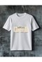 Life Is Game Player Printed Oversize T-Shirt