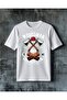 Axes Wood Printed Oversize T-Shirt