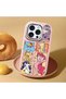 Pink Silicone Case Compatible with iPhone 15 Pro with Shock-Absorbing Camera Protections - 3