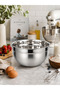 Professional Baking Prep Bowl – Stainless Steel Bakery Style Deep Mixing Basin Bowl - 4