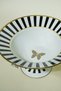Papillon Enamel Footed Fruit Bowl Decorative Vintage Presentation Bowl - 6
