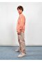 Boston Boy's Rope-Waisted Poplin Trousers Beige