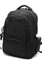 Black Color Luxury Satin Water Resistant Fabric Unisex Large Size Middle School High School School Backpack and Travel Bag - 4