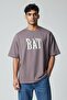 تيشيرت BAT بطباعة أمامية وخلفية