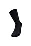 Men's Seamless Cotton Socks Dot Square Pattern Black - 2