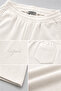 Regular-Fit, Cotton, Comfortable Fit, Knee-Length, Internal Lacing, Embroidery Detail, Basic, Knitted Shorts 311 - 6