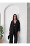 Modal Fabric Casual Double Set Oversize Women's Set with Wide Leg Pants / Kimono Set - 4