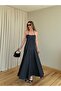 Black Halter Neck Polka Dot Dress - 4733 - 5