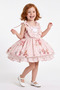 Baby Girl Birthday Party Wedding Dress Strapless Sleeveless Rabbit Polka Dot Tulle Lined - 2
