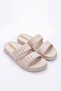 Leme Slide Women's Double Strap Slippers Beige 35/40 - 3