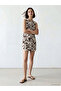 Quality Pieces from Çelebi Store Zero Roba Collar Embroidered Mini Dress