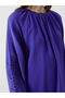 Crew Neck Embroidered Dress - 3
