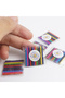 1Set 1:12 Dollhouse Mini Crayon Watercolor Box Paint Pen Drawing Room Scene Deco - 8