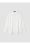 Soulife Blue Striped Women's Shirt with Lace Detail - 6