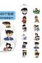 1roll 500pcs/Roll Anime Detective Conan Waterproof Graffiti Stickers For Helmet Bicycle Hand Account - 8