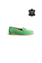 Loren Green Genuine Leather Women's Loafer - 2