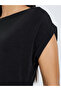 Black Solid Knit Top and Straight Leg Pants Co-Ords - 4
