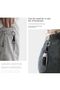 Black Gray Zinc Alloy Leather Keychain Waist Belt Buckle Carabiner Car Key Holder Small Key Rings fo - 6