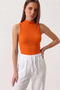 Zero Sleeve Fishing Collar Camisole T-Shirt - 4