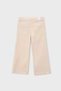 Girl's 4-9 Years Old Tasseled Cuffs Vintage Denim Jean Cream - 2