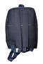 Denim Fabric Notebook Backpack Navy Blue Color - 5
