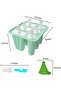 Silk Route - 6 Cavities Popsicle Molds, Reusable Popsicle Maker Easy Release Ice Pop Molds Silicone - 3