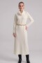 Women's Ribbed Dress Ecru 31286