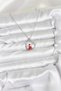 316L Steel Chain Silver Zircon Stone Christmas Theme Women's Necklace 5886 - Teolsa8153-9061 - 2