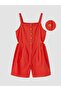Lcw Kids Square Collar Girls' Shorts Salopet