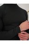 Slimfit Molded Cotton Knitwear Half Fisherman Knitwear Sweater - 5