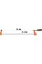 2-pack Medium Duty Steel Bar Clamp Set with 272 kg Load limit, 61 cm - 2