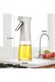 Silk Route - 2 Pack 240ml Glass Olive Oil Sprayer for Cooking, Air Fryer, BBQ, Salad, Baking, Grilling - 3