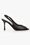 Women's Auro Brown Leather Heeled Shoes - 2