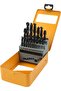 25 Pcs HSS Twist Drill Bits Set, 75082, Durable High Speed Steel Construction, Precision Cutting Design, Organized Storage Case, Suitable for Metal Wood and General Drilling Use
