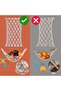 Silk Route Hanging Fruit Hammock, Fruit Rack Net, Fruit Basket, Fruit Storage Space Saving, With Hooks Suitable For Kitchen Cabinets