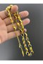 Blue Enameled Heavy Gold Simulated Metal Prayer Beads Gift for Men - 2