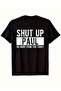 تي شيرت رجالي ممتع عليه شعار "Shut Up, Paul"